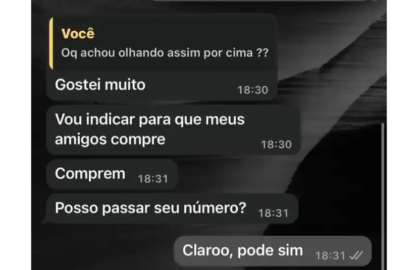 Depoimento em imagem de Carla F.
